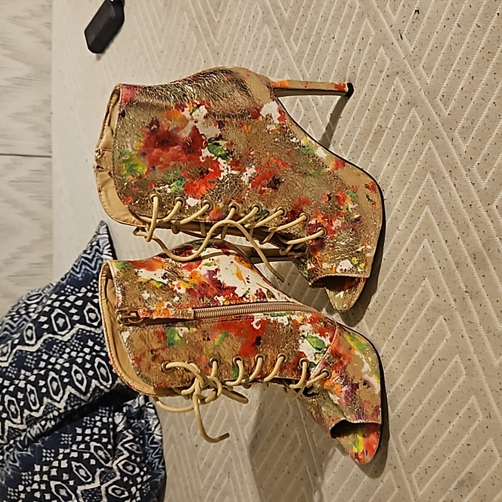 Timeless Floral Booties